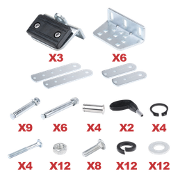 Set de accesorios AccessPRO XBS-PK03-SET para barrera