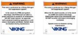 Señalamiento advertencia Viking 26407-S cilindros aluminio