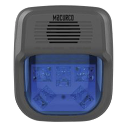 Sirena estrobo Macurco HS-B-HORN azul 110cd 92dB