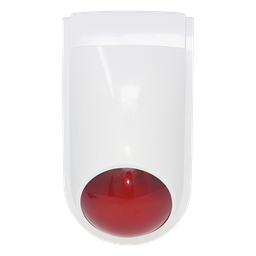 Sirena estrobo SFIRE SF-06R 110dB 12V roja