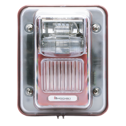 Sirena estrobo Hochiki WHEC24-75WR 75cd 100dB exterior