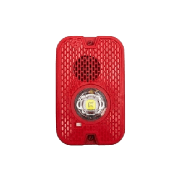 Sirena estroboscópica LED System Sensor P2GRKLED roja