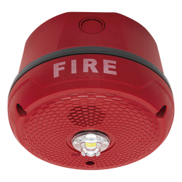 Sirena estrobo LED System Sensor PC2RKLED techo rojo exterior