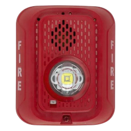Sirena estrobo LED System Sensor P2RLED 24V pared roja