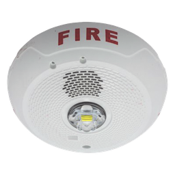 Sirena con estrobo LED System Sensor PC2WLED techo 88 dBA