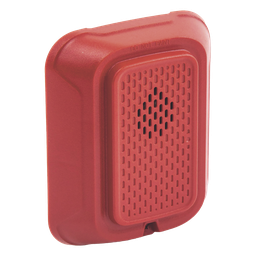 Sirena System Sensor HR-L pared 12-24 Vcc roja 88 dBA