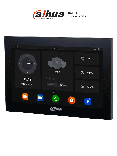 DAHUA VTH5341G-W - Monitor para Videoportero  o Medición de temperatura/ 10 Pulgadas/ Android/ Wifi y Rj45/ Pantalla Touch/ Ranura para MicroSD/  PoE estándar #TocToc #COVID19 DHI-VTH5341G-W
