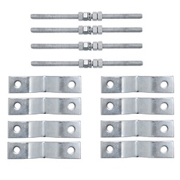 Soporte montaje antenas Shakespeare 483 acero galvanizado