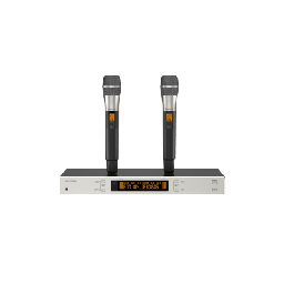 Micrófono inalámbrico UHF Hikvision DS-QAPMKHC2-2U 2 canales