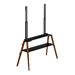 Soporte piso TV BRATECK FS36-46F-02 75" 40kg caballete