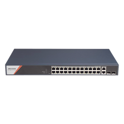 Switch PoE+ Hikvision DS-3E1528HP-SI-24P2T2F 24 puertos