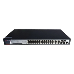 Switch PoE+ Hikvision DS-3E2528P(B) 24 puertos 370W