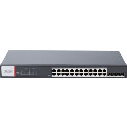 Switch Hikvision DS-3T1528HP-SI-24P4F 24 puertos PoE+ 370W