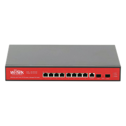 Switch PoE administrable Wi-Tek WI-PMS310GF-UPS-PLUS 8p