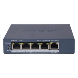 Switch PoE+ Hikvision DS-3E1505P-EI/M 4 puertos 45W