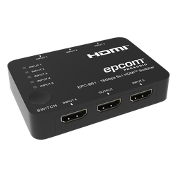 Switch HDMI 5x1 EPCOM PROAUDIO EPC-B51 4K@60Hz 18 Gbps