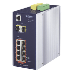 Switch industrial PLANET IGS-10020HPT 8 PoE 2 SFP