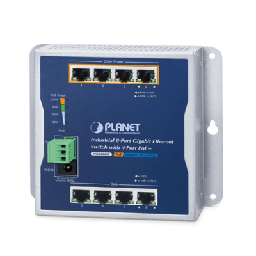 Switch industrial PLANET WGS-804HP 8 Gigabit 4 PoE+ 120W