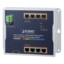 Switch industrial PoE PLANET WGS-4215-8P2S 8 Gigabit 2 SFP