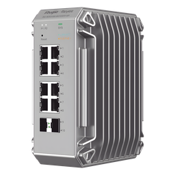 Switch industrial Ruijie RG-NIS3100-8GT2SFP-HP 8 puertos PoE