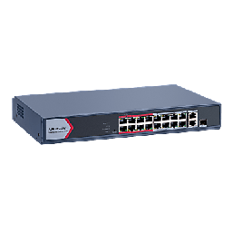 Switch PoE+ Hikvision DS-3E1318P-EI/M 16 puertos 130W
