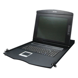 Consola KVM PLANET KVM-210-08M LCD 17" 8 puertos VGA