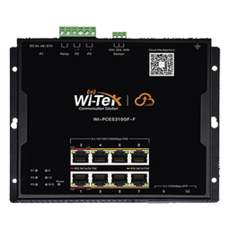 Switch industrial PoE Wi-Tek WI-PCES310GF-F 8 puertos 145W