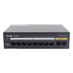 Switch PoE+ Ruijie RG-ES110F-P 8 puertos 110W