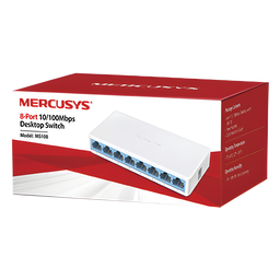 Switch Mercusys MS108 8 puertos 10/100 Mbps no administrable