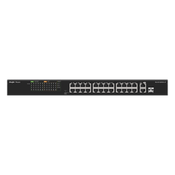 Switch PoE Ruijie RG-ES126FGS-LP 24 puertos 180W CCTV