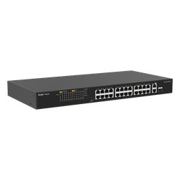 Switch PoE Ruijie RG-ES126FGS-P 24 puertos 370W CCTV