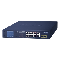 Switch PoE PLANET GSD-1222VHP 8 puertos Gigabit 120W