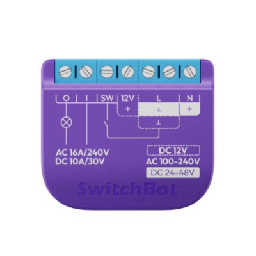 Switch relevador SwitchBot SWITCHBOTRELSW1 WiFi y BLE
