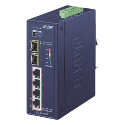 Switch PoE industrial PLANET IGS-624HPT 4 puertos, 2 SFP