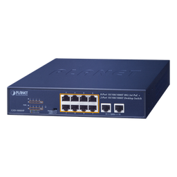 Switch PoE+ Planet GSD-1008HP 8 puertos Gigabit 120W