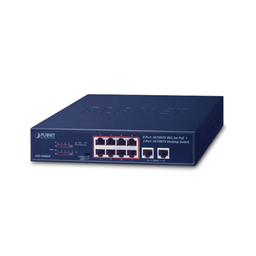 Switch PoE+ Planet FSD-1008HP 8 puertos 10/100 120W
