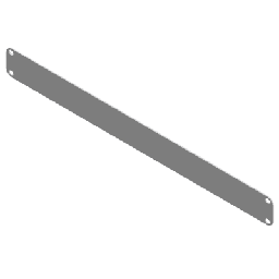 Tapa ciega para rack LinkedPro STF-1UW 1U 19"