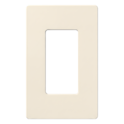 Placa de pared Lutron SC-1-BI 1 gang satinado Biscuit