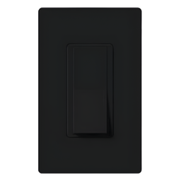 Apagador Lutron Claro CA-1PS-BL 15A un polo negro
