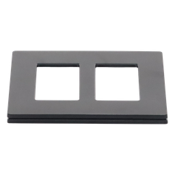 Placa de pared Lutron SC-2-MN 2 espacios satín