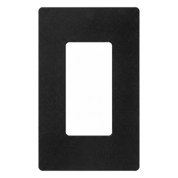 Tapa de pared Lutron SC1MN 1 gang negro satín