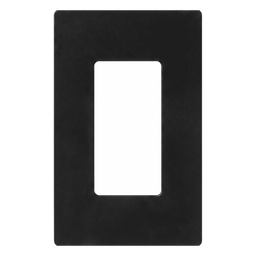 Tapa para apagador Lutron Claro CW1BL 1 gang negro