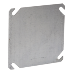 Tapa cuadrada ciega RACO HUB752 4" acero galvanizado