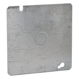 Tapa cuadrada plana Raco HUB-833 acero galvanizado 4-11/16