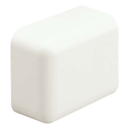 Tapa final canaleta Panduit ECF10IW-X ABS blanco mate
