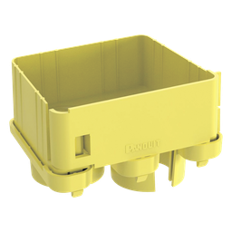 Tapa canaleta Panduit FRIDT4X4LYL 2 vías 38mm 4x4 amarilla