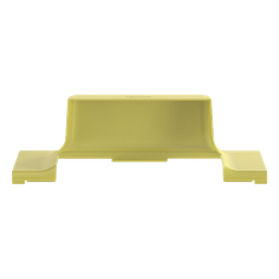 Tapa de bajada vertical Panduit FRSPJC44LYL amarilla ABS