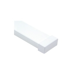 Tapa final Thorsman PT-48-F blanca PVC para canaleta PT48
