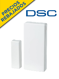 CONTACTO MAGNÉTICO ULTRADELGADO PARA PUERTA/VENTANA SOBREPONER INTERIOR GAB 1/12" ANTISABOTAJE INALÁMBRICO A 915Mhz POWER "G" BLANCO