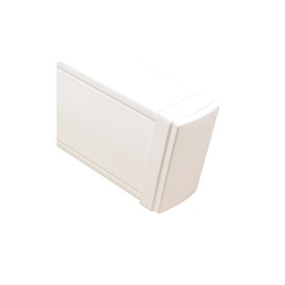 Tapa final Thorsman TEK-100-F blanco PVC